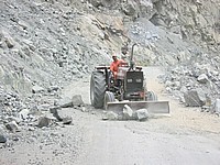 údržba na Karakorum Highway (KKH)
